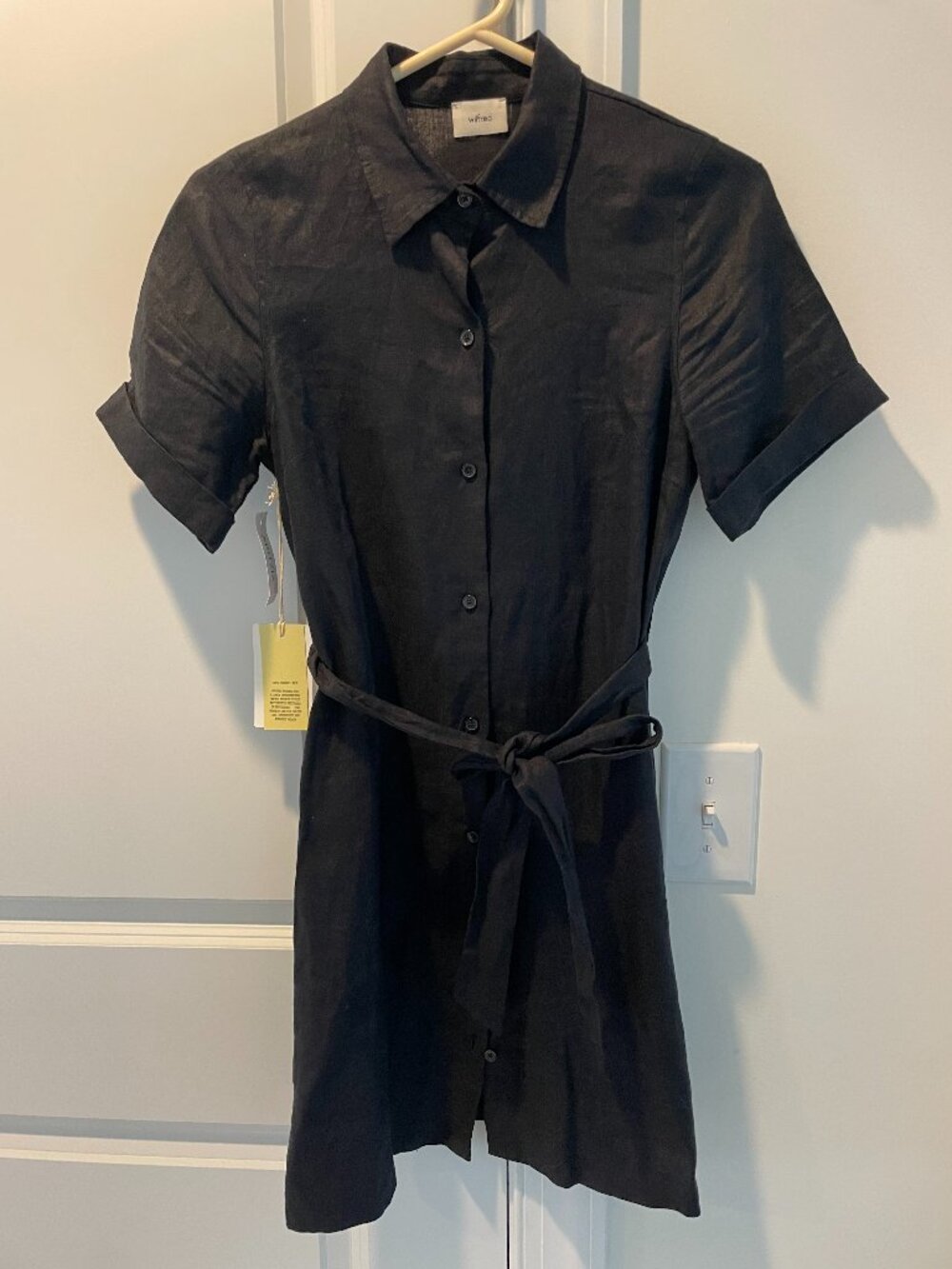 Wilfred 100% Linen Elta Mini dress NWT Small